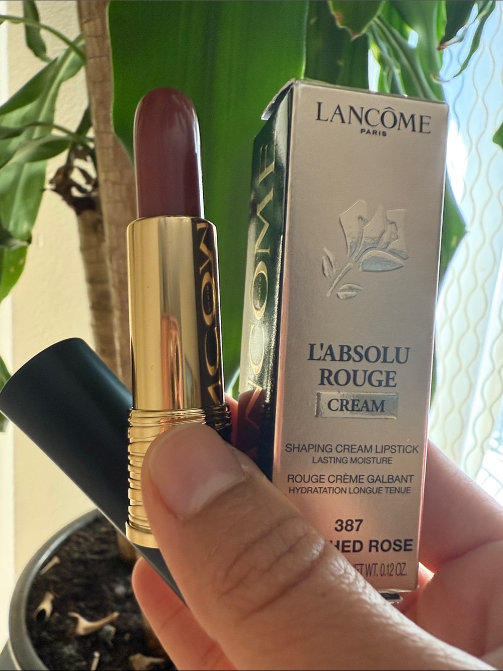 L'Absolu Rouge Cream Lipstick - 387 Red Rose